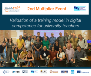 Validation of a training model in digital competence for university teachers